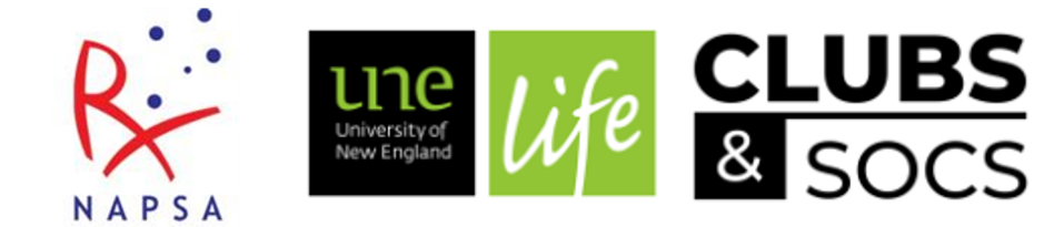 Napsa and UNE Life logos